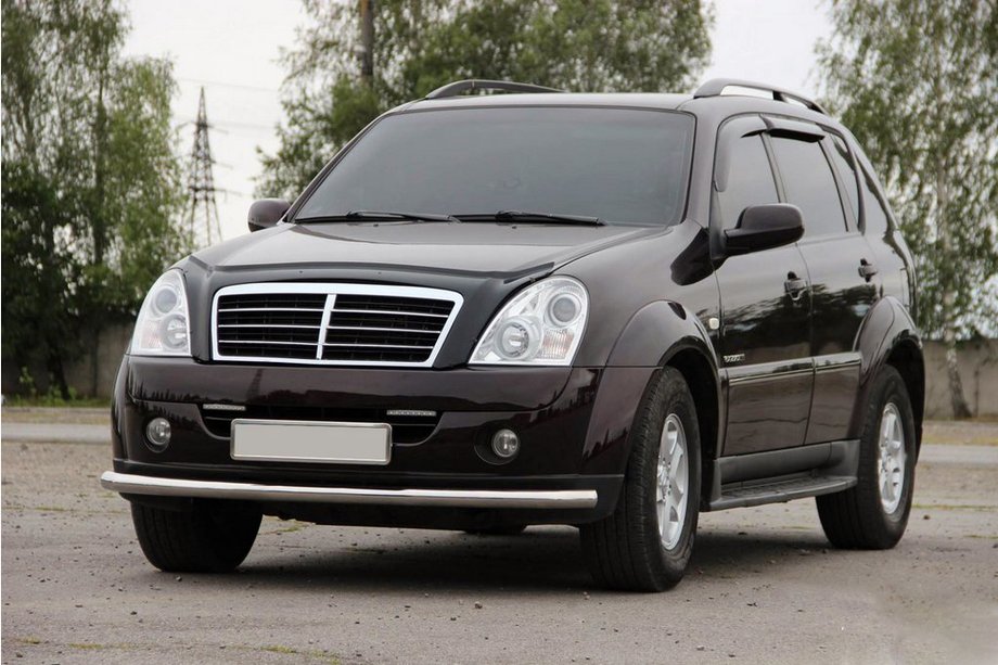 SsangYong Rexton I 2001–2017 Voorbumperbescherming ST008 (RVS) Image