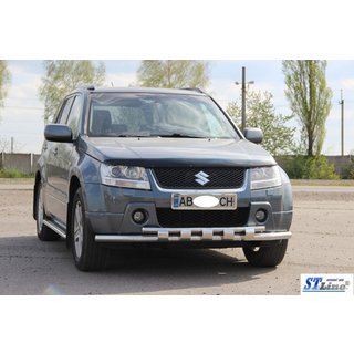 Voorste bullbar ST015 (RVS) Suzuki Grand Vitara 2005–2017 foto 3