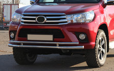 Toyota Hilux 2015– Frontbescherming ST018 (RVS) foto 8