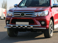 Toyota Hilux 2015– Voorbeschermbeugel ST015 (RVS) foto 1