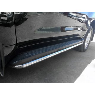 Bescherming voor zijtreden BB004 (2 st., RVS) Toyota Land Cruiser 200 2007–2021 foto 1