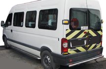 Nissan Interstar 2002–2010 Achterbeschermbeugel AK002 (RVS) foto 1