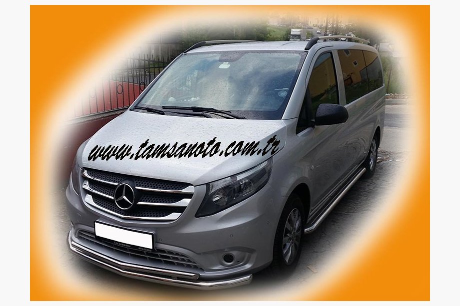 Mercedes Vito/V-klasse W447 2014– Voorbeschermbeugel ST014 (RVS) Foto 2