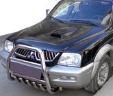 Mitsubishi L200 1996–2006 RVS bullbar QT007 foto 1