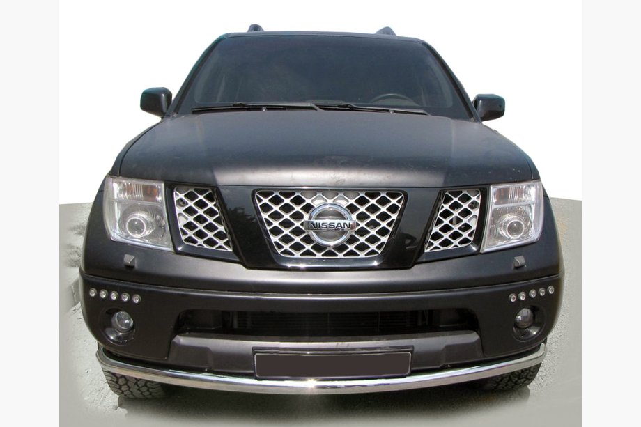 Nissan Pathfinder R51 2005–2014 RVS frontbescherming ST008-2 Image