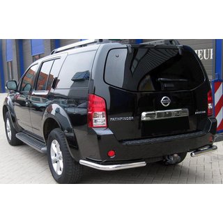 Achterbeschermbeugel AK003 (RVS) Nissan Pathfinder R51 2005–2014