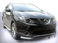Nissan Qashqai 2014–2021 Voorbeschermbeugel ST014 (RVS) foto 1