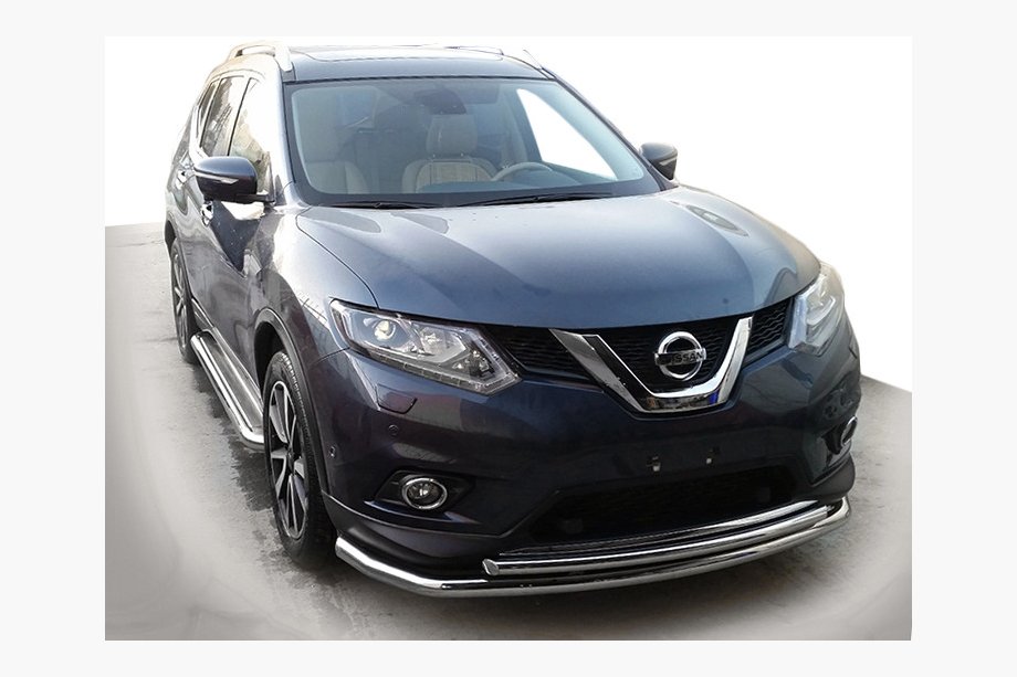 Nissan X-trail T32/Rogue 2014–2021 Voorbeschermbeugel ST014 (RVS) Image