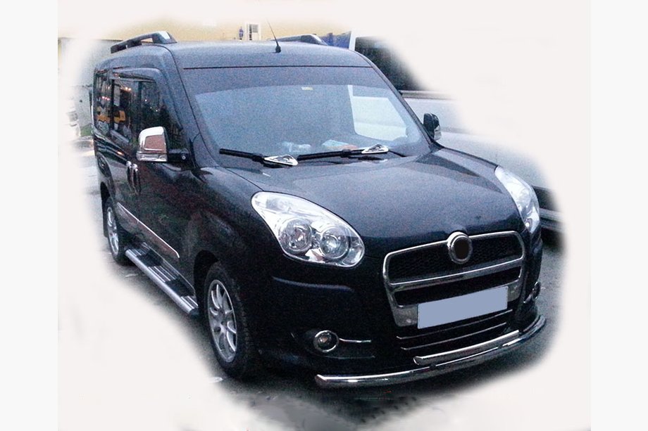 Opel Combo 2012–2018 Voorbeschermbeugel ST014 (RVS) 60/42 mm Image
