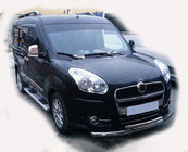 Opel Combo 2012–2018 Voorbeschermbeugel ST014 (RVS) 60/42 mm foto 1