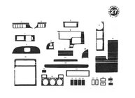 Toyota Land Cruiser 90 Prado 1996–2002 Dashboard sierlijsten foto 2