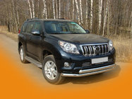 Toyota Land Cruiser Prado 150 2009–2023 Voorbeschermbeugel ST014 (RVS) 60/60 mm foto 3