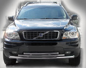 Volvo XC90 2002–2014 Voorbescherming ST014-2 (RVS) foto 1