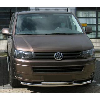 Dubbele bullbar voorzijde 60/48 mm (RVS) foto 1