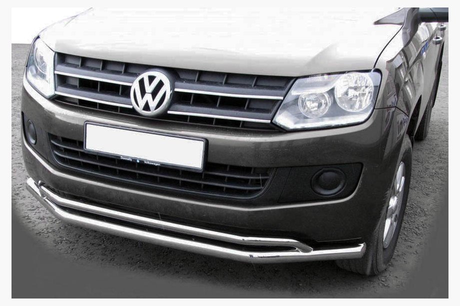 Volkswagen Amarok 2010–2022 Voorbeschermbeugel ST017 (RVS) 70 x 48 mm Image