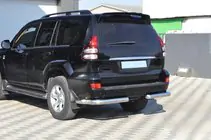 Toyota Land Cruiser Prado 120 2002–2009 Achterhoeken AK003 (2 st., RVS) foto 8