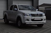 Toyota Hilux 2006–2015 Frontbescherming ST008 (RVS) foto 3