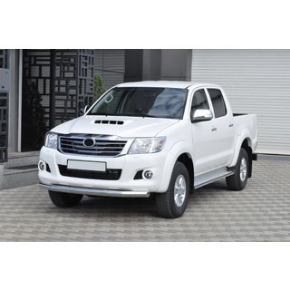 Frontbescherming ST008 (RVS) Toyota Hilux 2006–2015 foto 4