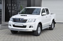 Toyota Hilux 2006–2015 Frontbescherming ST008 (RVS) foto 4