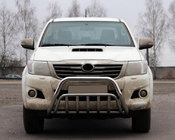 Toyota Hilux 2006–2015 Bullbar WT002 (RVS) foto 1