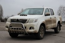 Toyota Hilux 2006–2015 Bullbar WT002 (RVS) foto 2