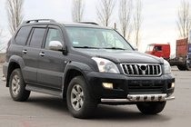 Toyota Land Cruiser Prado 120 2002–2009 Voorste bullbar ST015 (RVS) foto 4
