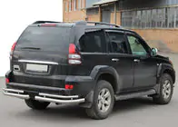 Toyota Land Cruiser Prado 120 2002–2009 Achterste dubbele hoekstukken AK003-1 (2 st., RVS) foto 4