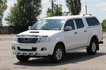 Toyota Hilux 2006–2015 RVS voorbumperbescherming ST015 foto 2