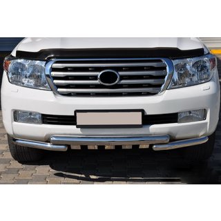 Voorste bullbar ST015 (RVS) Toyota Land Cruiser 200 2007–2021 foto 2