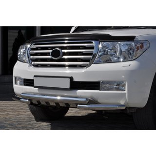 Voorste bullbar ST015 (RVS) Toyota Land Cruiser 200 2007–2021 foto 4