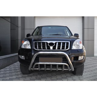 Lage RVS bullbar WT002 Toyota Land Cruiser Prado 120 2002–2009 foto 2