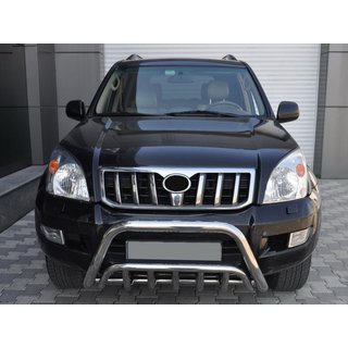 Lage RVS bullbar WT002 Toyota Land Cruiser Prado 120 2002–2009 foto 1