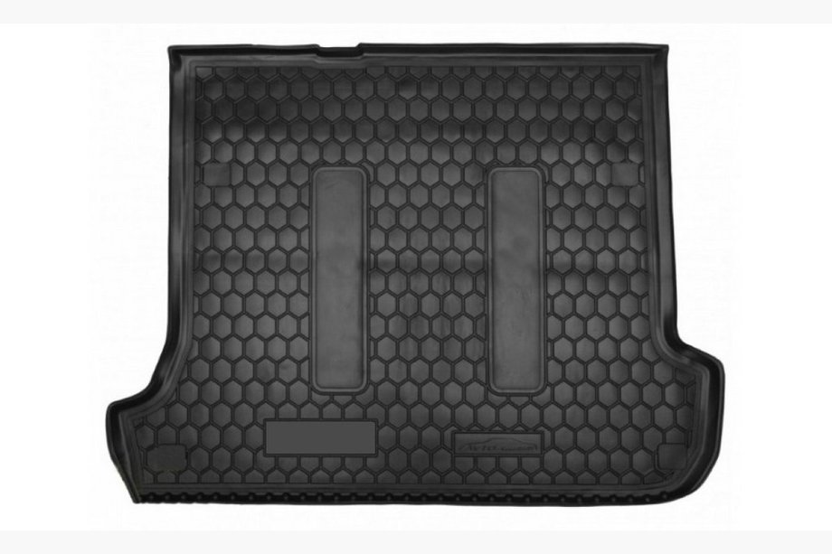 Toyota Land Cruiser Prado 120 2002–2009 Kofferbakmat voor 7-zits (Autogumm, rubber) Image