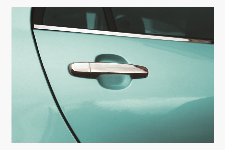 Toyota Prius 2009–2015 Deurgreep covers (set 4 stuks, RVS) Image