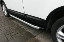 Nissan Qashqai 2010–2014 Fullmond side steps (2 stuks, aluminium) foto 5