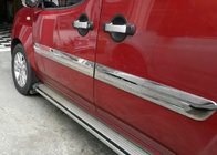 Fiat Doblo I 2005–2010 Deur sierlijst (brede uitvoering, 4 stuks, RVS) OmsaLine - Italiaans roestvrij staal foto 3