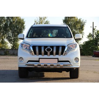 Voorbeschermbeugel ST015 (RVS) Toyota Land Cruiser Prado 150 2009–2023 foto 2
