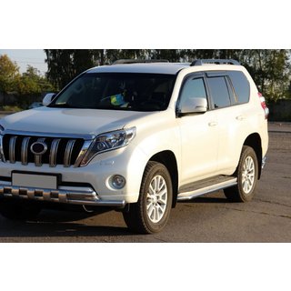 Voorbeschermbeugel ST015 (RVS) Toyota Land Cruiser Prado 150 2009–2023 foto 3