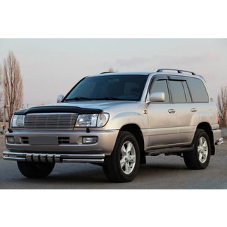 Voorste bullbar ST015 (RVS) Toyota Land Cruiser 100 1998–2007 foto 1