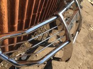 Toyota Land Cruiser Prado 120 2002–2009 Gebruikte bullbar met koplampbescherming (origineel) foto 3