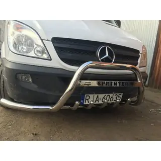 Bullbar WT003-Plus (RVS) Mercedes Sprinter W906 2006–2018 foto 4