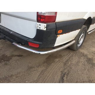 Schuin geplaatste zijbuizen achter het achterwiel (2 st., RVS) Mercedes Sprinter W906 2006–2018 foto 3