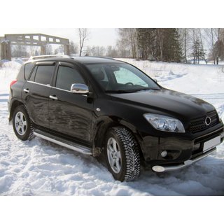 Buiten raamomlijsting set (4-delig, RVS) Toyota Rav 4 2006–2013 foto 2