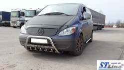 Mercedes Viano 2004–2014 Bullbar WT003/004 (RVS) foto 9