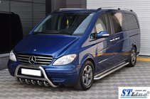 Mercedes Viano 2004–2014 Bullbar WT003/004 (RVS) foto 5