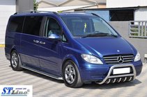 Mercedes Viano 2004–2014 Bullbar WT003/004 (RVS) foto 8