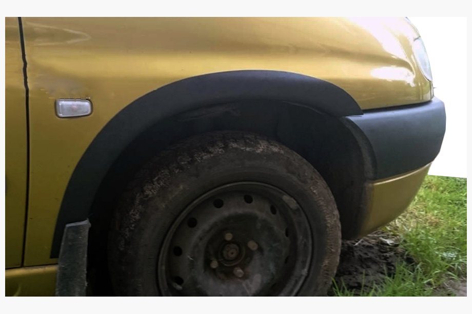 Citroen Berlingo 1996–2008 Kunststof wielkastverbreders (4 stuks, zwart) Image