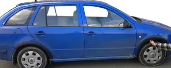 Skoda Fabia 2000–2007 Wielkastverbreders (set, zwart) foto 1