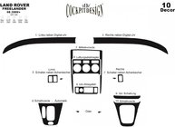 Land Rover Freelander I 1997–2006 Dashboard sierlijsten (2000-2003, 10-delig) Aluminium foto 2