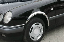 Mercedes E-class W210 1995–2002 RVS wielkastlijsten (set van 4 stuks) foto 1